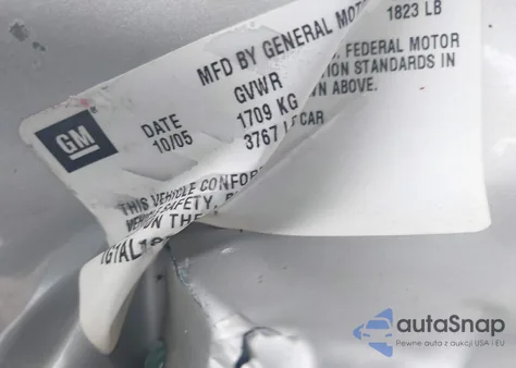 2006 Chevrolet Cobalt Lt z USA, uszkodzony, nr VIN 1G1AL18F767688985